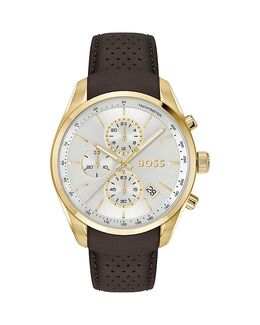 Grand Prix 44 Chronograph, 44 мм Hugo Boss, белый 5488493 | silver/black