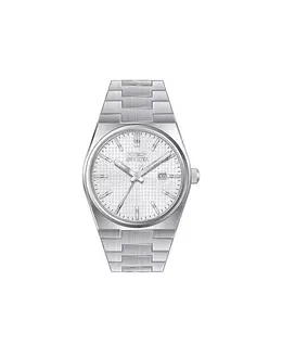 Мужские часы 48393 Speedway Quartz 3 Hand с серебристым циферблатом Invicta, серебряный 21248179 | silver