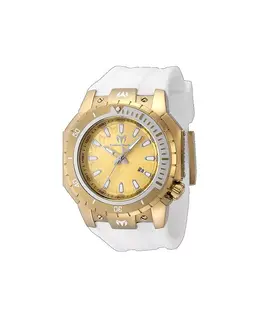 Мужские часы TM-224009 Manta Sea Quartz 3 Hand с золотым циферблатом Technomarine, белый 21321490 | white