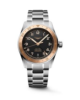Spirit Zulu Time 1925, часы, 39 мм Longines, черный 5612273 | black/silver
