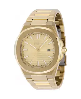 Мужские часы 48520 Speedway Quartz 3 Hand с золотым циферблатом Invicta, золотой 22342524 | gold