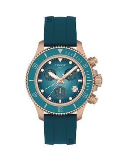 Seastar 1000 Chronograph, 38 мм Tissot, синий 5627555 | blue/blue