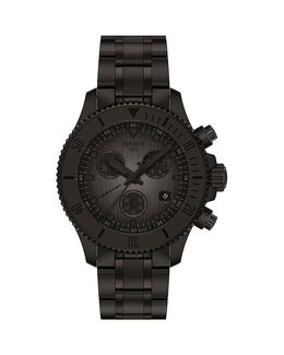 Морские часы Seastar 1000 с кварцевым механизмом и хронографом, 38 мм Tissot, черный 5627554 | black/black