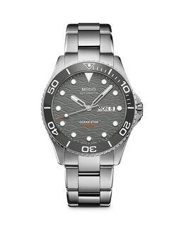 Часы Ocean Star 200C Caliber 80, 42.5 мм Mido, мультиколор 4080442 | grey/silver