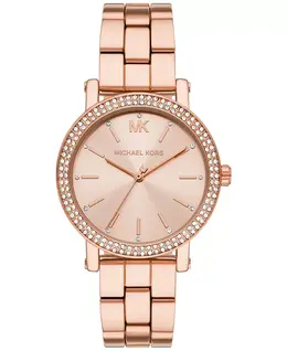 Женские часы Corey с тремя стрелками, позолоченные, из сплава, 38 мм Michael Kors, золотой 15670541 | rose gold