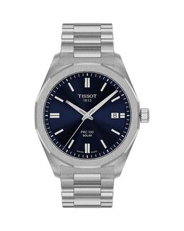 PRC100 Солнечные часы, 39 мм Tissot, черный 5538649 | black/silver