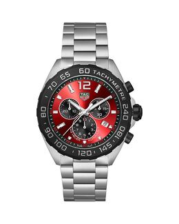Chronograph Formula 1, 43 мм Tag Heuer, красный 5043995 | red/silver