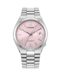 Спортивные часы Sport Luxury Auto Tsuyosa, 37 мм Citizen, розовый 5486880 | pink/silver
