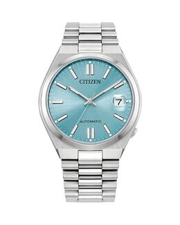 Спортивные часы Sport Luxury Auto Tsuyosa, 37 мм Citizen, синий 5486879 | blue/silver
