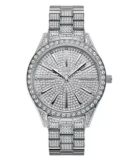 Женские часы Cristal Diamond (1/8 ct.общ.) из нержавеющей стали JBW, серебряный 8777702 | silver