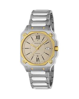 G-FLAT Часы, 36 мм Gucci, серебряный 5378440 | gold/silver