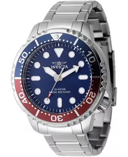 Мужские часы 47219 Pro Diver Quartz Chronograph с синим циферблатом Invicta, синий 22985398 | blue