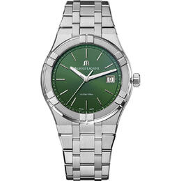 Maurice Lacroix Aikon Quartz Green Dial Mens Watch ai1108-ss002-630-1