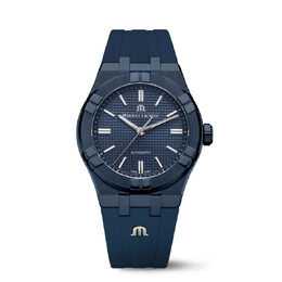 Maurice Lacroix Aikon Automatic Blue Dial Mens Watch AI6007-PVC00-430