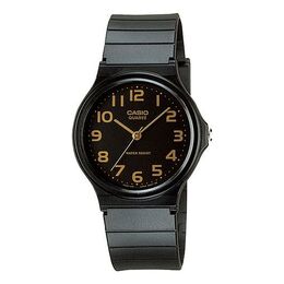 Часы Men's Casio STANDARD Series Watch Classic Strap Black Dial Mens Black Analog, черный mq-24-1b2 | black