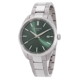 Tissot PR 100 T1502101109100 - Analog Quartz Green Dial Watch