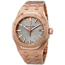 Audemars Piguet Royal Oak 15450OR.OO.1256OR.01 - Pre-owned Ladies Watch, Nickel Grey Dial, Automatic Movement