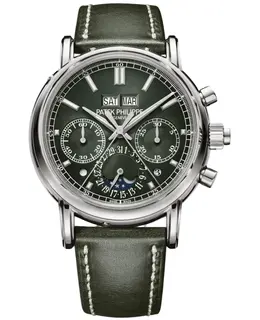 Patek Philippe Grand Complications Split-Seconds Chronograph 5204G-001 Olive Dial