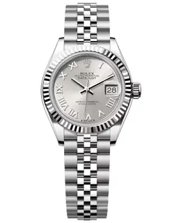 Rolex Lady Datejust 28mm Stainless Steel & White Gold Automatic Silver Dial Women's Watch Model M279174-0007