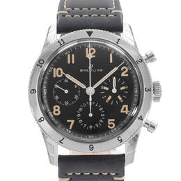 Pre-owned Breitling Aviator 8 Chronograph Hand-Wind Black Dial Mens Watch AB0920