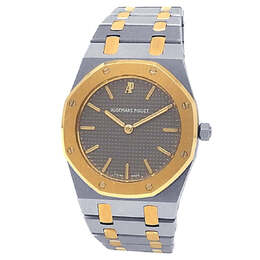 Pre-owned Audemars Piguet Royal Oak Mens Quartz Grey Dial Watch 56303SA.OO.0789SA.01