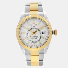 Rolex Sky Dweller Stainless Steel 18K Yellow Gold Automatic Watch, Model 326933