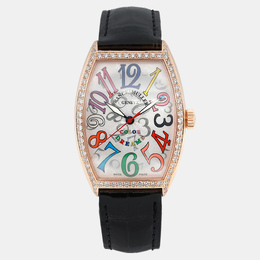 Franck Muller Color Dreams 5851 M SC COLDRM D1R Automatic Silver 18K Rose Gold Men's Watch