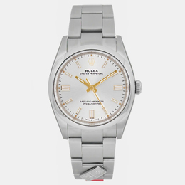 Rolex Oyster Perpetual 126000 Automatic Silver Stainless Steel Men's Wristwatch Reference: 1193497