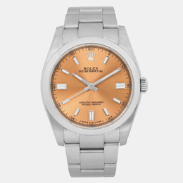 Rolex Oyster Perpetual 116000 Automatic Mens Watch Grape Dial Ref 1193524