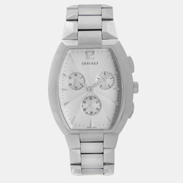 Concord La Scala 14.C5.1482 Men's Wristwatch Stainless Steel White Dial Quartz Movement
