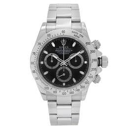 Pre-owned Rolex Cosmograph Daytona 116520 BKSO Mens Automatic Chronometer Tachymeter Dial