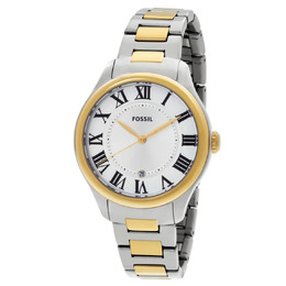 Fossil Gilmore Quartz Silver Dial Ladies Watch es5396