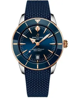 UB3112161C1S1 Breitling Superocean Heritage B31 Automatic 44 Blue Dial Rubber Strap Men's Watch