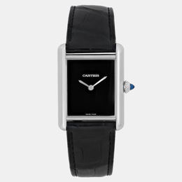Cartier Tank Must WSTA0072 Quartz Stainless Steel Women's Wristwatch 25.5 mm 1193508