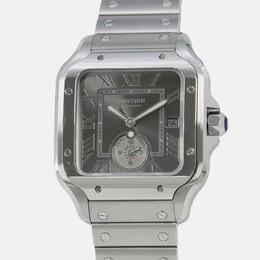 Cartier Santos WSSA0076 Automatic Grey Stainless Steel Men's Wristwatch 40.2 mm