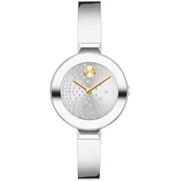 Movado Bangle Series - Ladies Watch Silver-tone Dial, 3601160