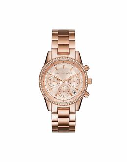 Женские часы Michael Kors Bryant с хронографом из стали цвета розового золота 143150204 | rose gold