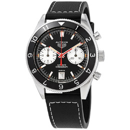 Tag Heuer Autavia Heritage Chronograph Automatic Black Dial Mens Watch cbe2118.fc8246