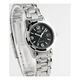 Часы Casio STANDARDSeries Quartzes Golden/Black Dial Black Analog, черный ltp-1215a-1a | black