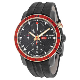 Pre-owned Chopard Mille Miglia Zagato Chronograph Tachymeter Black Dial Mens Watch 168550-6001