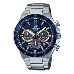 Часы Casio Edifice Analog Watch 'Silver Sapphire Crystal Blue', синий eqs-800bcd-2avuprd | bluesilver