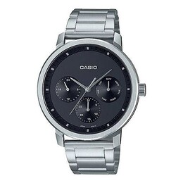 Часы Casio Dress Analog Watch 'Black Silver Metallic', черный mtp-b305d-1ev | black