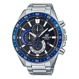 Часы Casio Edifice Smart Analog Watch 'Silver Black Royal Blue', черный efv-620d-1a2v | black