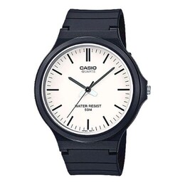 Часы Casio Waterproof Sports Unisex Black Analog, черный mw-240-7e | black