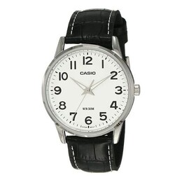 Часы Casio Male DRESS Japan / South Korea Fashion Waterproof Mens Black Analog, черный mtp-1303l-7b | black