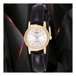 Часы Casio Female DRESS Japan / South Korea Fashion Black Analog, черный ltp-1095q-7a | black
