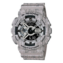 Часы Casio G-Shock Analog-Digital 'Grey', серый ga-110sl-8 | gray