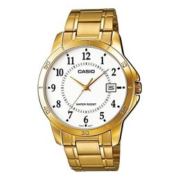 Часы Casio Analog Watch 'Gold White', желтый mtp-v004g-7b | gold
