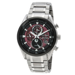 Citizen Tsuki-Yomi A-T Moon Phase Red Dial Mens Watch BY1018-55X