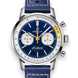 Breitling Top Time Chronograph Automatic Mens Watch ab01767a1c1x1 Blue Dial